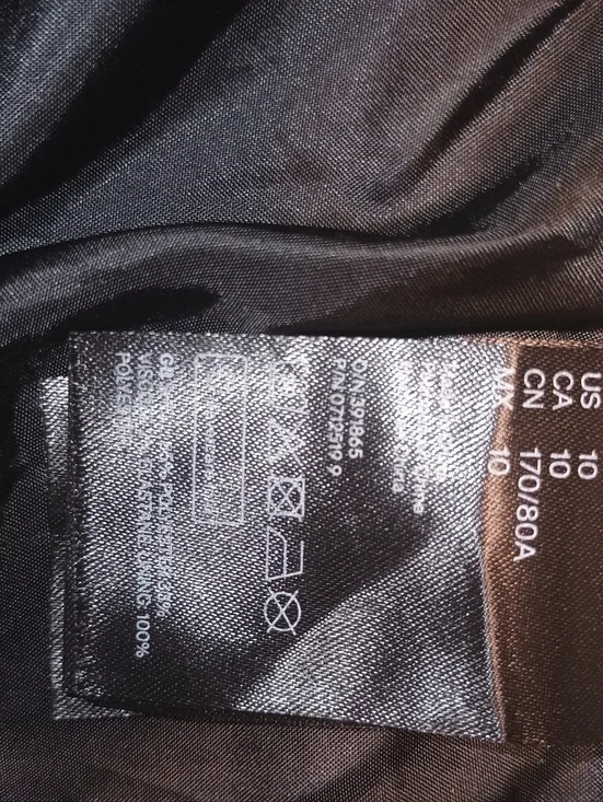 Y2k 90s Style Divided H&M Plaid Double-Breasted Mini Skirt in Black and White - Picture 8 of 8